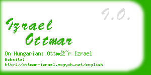 izrael ottmar business card